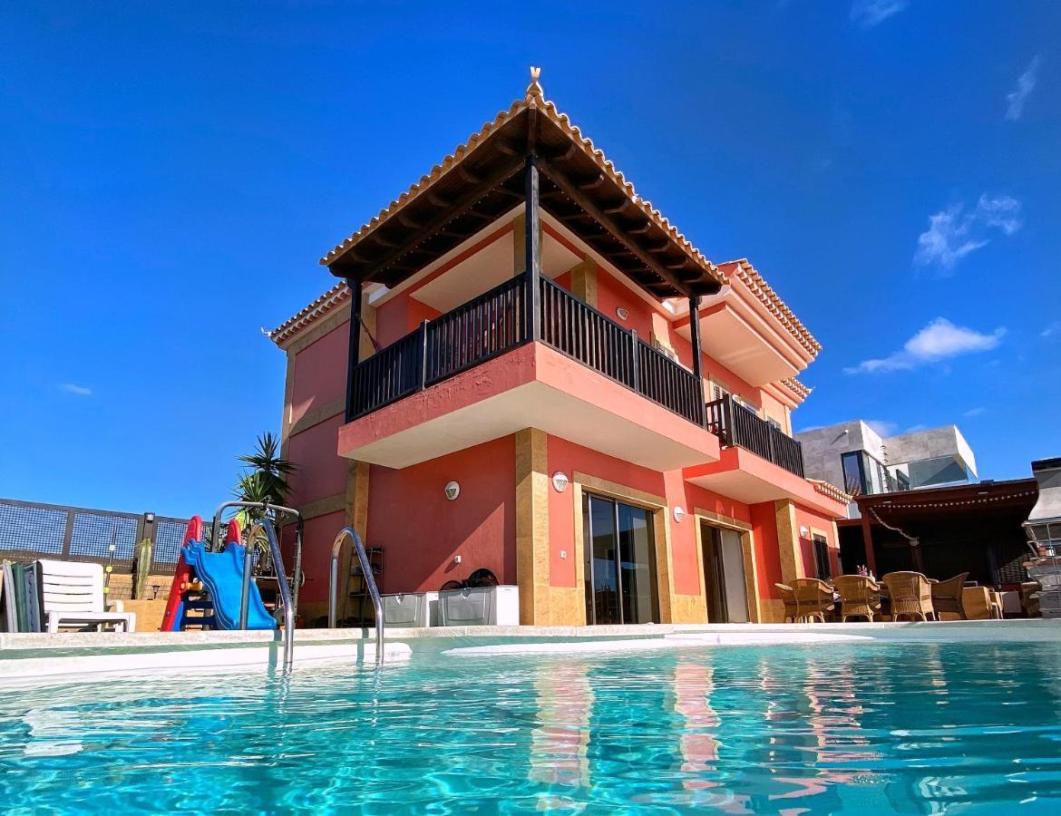 Luxury 5 Star Villa Violetta With Amazing Sea View, Jacuzzi And Heated Pool San Agustín Eksteriør bilde