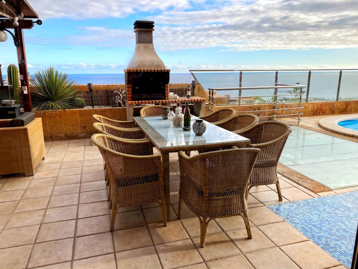 Luxury 5 Star Villa Violetta With Amazing Sea View, Jacuzzi And Heated Pool San Agustín Eksteriør bilde