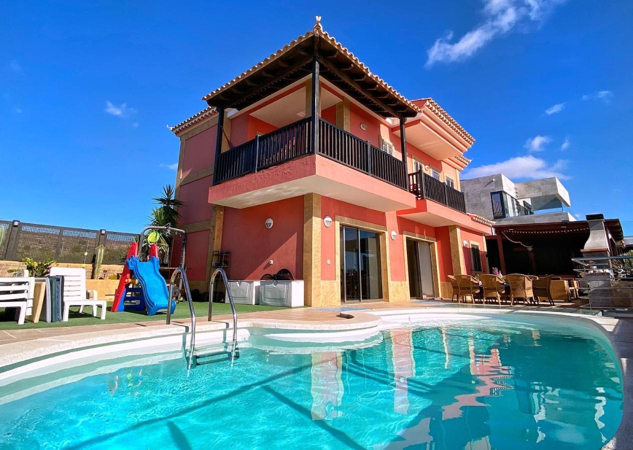 Luxury 5 Star Villa Violetta With Amazing Sea View, Jacuzzi And Heated Pool San Agustín Eksteriør bilde