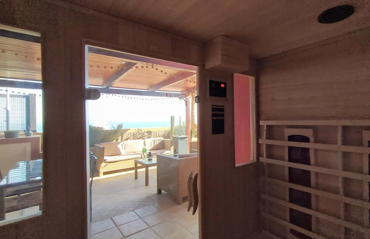 Luxury 5 Star Villa Violetta With Amazing Sea View, Jacuzzi And Heated Pool San Agustín Eksteriør bilde
