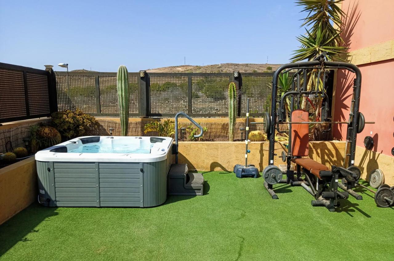 Luxury 5 Star Villa Violetta With Amazing Sea View, Jacuzzi And Heated Pool San Agustín Eksteriør bilde